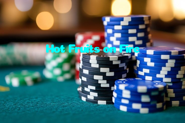 Hot Fruits on Fire casino presented on mobile device in Pakistan with slots and live games